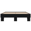 vidaXL Estrutura de cama 140x200 cm derivados de madeira/metal preto