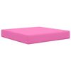 vidaXL Almofada para Sof&aacute; Externo Rosa 60 x 60 x 8 cm Poli&eacute;ster
