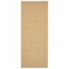 vidaXL Tapete sisal natural 100x250 cm