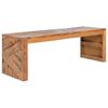 vidaXL Suporte de TV 110x60x38 cm madeira de teca maci&ccedil;a