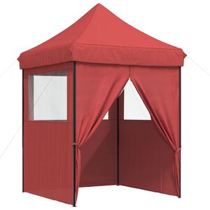 vidaXL Tenda de Festa 200 x 200 x 306 cm Borgonha Tecido Oxford