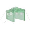 vidaXL Estufa com Estrutura Pop-up Verde 280 x 410 x 315 cm Ferro