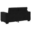 vidaXL Conjunto de Sof&aacute;s 3 pcs Preto 221 x 80 x 80 cm Veludo
