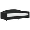 vidaXL Sof&aacute;-cama com colch&atilde;o 90x190 cm veludo preto