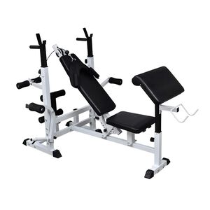vidaXL Banco de muscula&ccedil;&atilde;o p/ treino variado