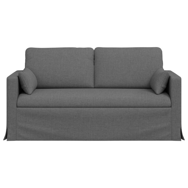 vidaXL Sof&aacute; 140cm Cinza Escuro Metal