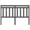 vidaXL Cabeceira de cama 166x4x100 cm pinho maci&ccedil;o cinzento