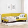 vidaXL Estrutura de Cama de Canto com cabeceira Amarelo 90 cm x 200 cm