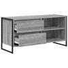 vidaXL Gabinete para TV com gaveta Cinza Sonoma 100 x 36 x 49,5 cm