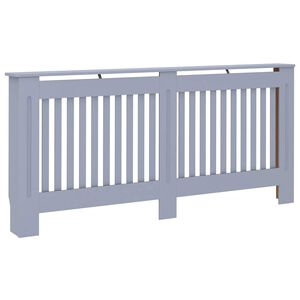 vidaXL Cobertura de radiador 172x19x81,5 cm MDF antracite