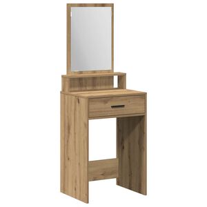 vidaXL Mesa de vestir Carvalho Artesanal 50 x 41 x 140 cm