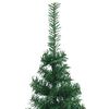 vidaXL &Aacute;rvore de Natal artificial de canto Verde 240 cm PVC e Metal