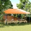 vidaXL Tenda para festas pop-up dobr&aacute;vel 580x292x315 cm laranja