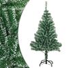 vidaXL &Aacute;rvore de Natal artificial c/ flocos de neve 120 cm verde