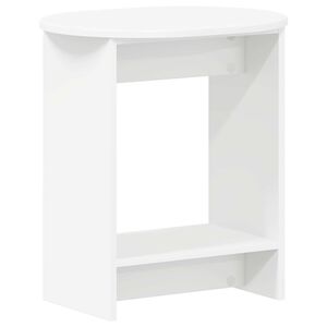 vidaXL Mesa Lateral Branco 50 x 39,5 x 55 cm Derivados de Madeira