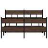 vidaXL Cama sem colch&atilde;o com cabeceira e p&eacute;s 137x190 cm