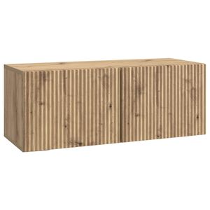 vidaXL Gabinete de TV de Parede Carvalho Arttisan 78,5 x 31 x 30 cm