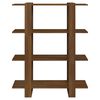 vidaXL Estante/divis&oacute;ria 100x30x123,5 cm cor carvalho castanho