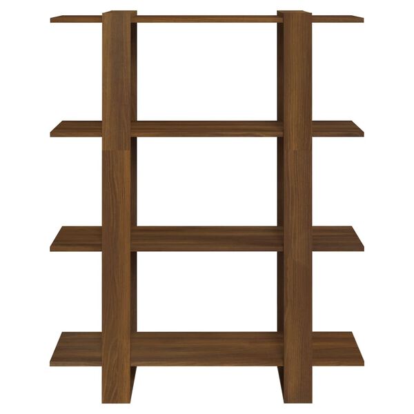 vidaXL Estante/divis&oacute;ria 100x30x123,5 cm cor carvalho castanho