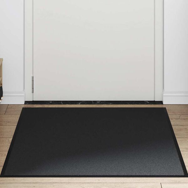 vidaXL Capacho 90x120 cm preto