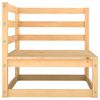 vidaXL 6 pcs conjunto lounge de jardim pinho maci&ccedil;o