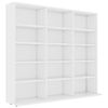 vidaXL Arm&aacute;rio para CD 100x23x89,5 cm derivados de madeira branco