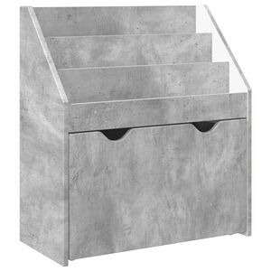 vidaXL Estante Infantil com gaveta Cinzento 60 x 29,5 x 69 cm