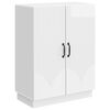 vidaXL Buffet Branco Brilhante 66 x 34,5 x 87 cm Derivados de Madeira