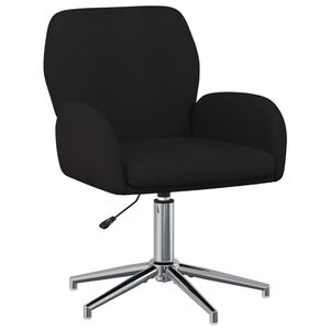 vidaXL Cadeira de Escrit&oacute;rio Girat&oacute;ria 54 x 58 x 90 cm Preto Tecido
