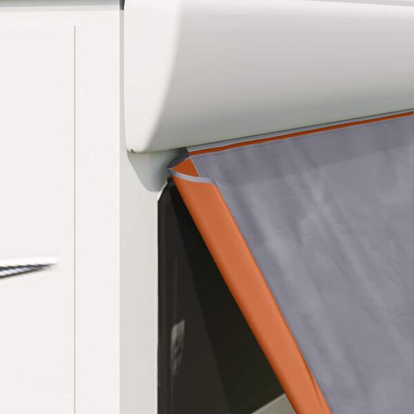 vidaXL Tenda para bagageira Cinza e Laranja 190 x 150 x 185 cm tafet&aacute;