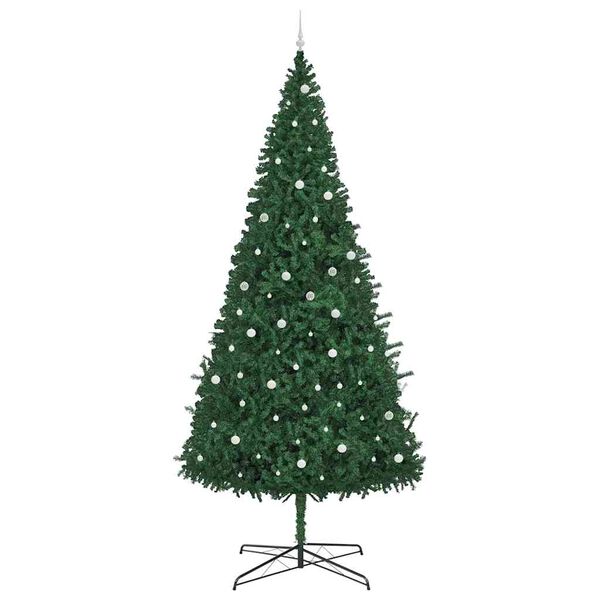 vidaXL &Aacute;rvore de Natal com luzes decorativas de corda Verde 400 cm PVC
