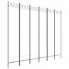 vidaXL Biombo com 6 pain&eacute;is 240x200 cm tecido branco