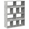vidaXL Divis&oacute;ria 100x33x125,5 cm derivados de madeira cinzento cimento