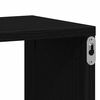 vidaXL Prateleira de Parede Carvalho Preto 85 x 16 x 52,5 cm