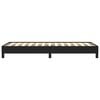 vidaXL Estrutura de cama 80x200 cm couro artificial preto