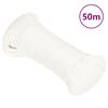 vidaXL Corda de barco 5 mm 50 m polipropileno branco completo