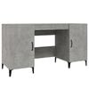 vidaXL Secret&aacute;ria 140x50x75 cm derivados de madeira cinza cimento