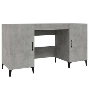 vidaXL Secret&aacute;ria 140x50x75 cm derivados de madeira cinza cimento