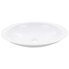 vidaXL Lavat&oacute;rio 59,3x35,1x10,7 cm mineral/m&aacute;rmore fundido branco