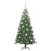 vidaXL &Aacute;rvore de Natal com 150 LEDs com suporte Verde 120 cm PVC