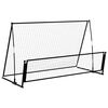 vidaXL Baliza de futebol com ressalto 2 em 1 202x104x120 cm a&ccedil;o