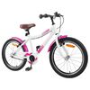 vidaXL Bicicleta Infantil 24 Polegadas para 8-12 anos Rosa