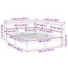 vidaXL Cama com estante sem colch&atilde;o 160x200 cm pinho maci&ccedil;o