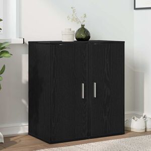 vidaXL Sapateiras 2 pcs 32x35x70 derivados madeira carvalho preto