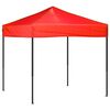 vidaXL Tenda para festas dobrável 2x2 m vermelho