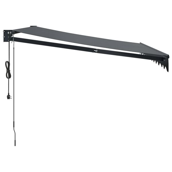 vidaXL Toldo retr&aacute;til autom&aacute;tico 3,5x2,5 m antracite