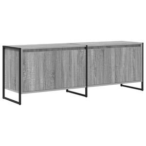 vidaXL Gabinete para TV Cinza Sonoma 140 x 36 x 49.5 cm