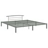 vidaXL Estrutura de cama 180x200 cm metal cinzento