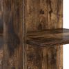 vidaXL Secret&aacute;ria de canto Carvalho Defumado 140 x 113,5 x 75 cm