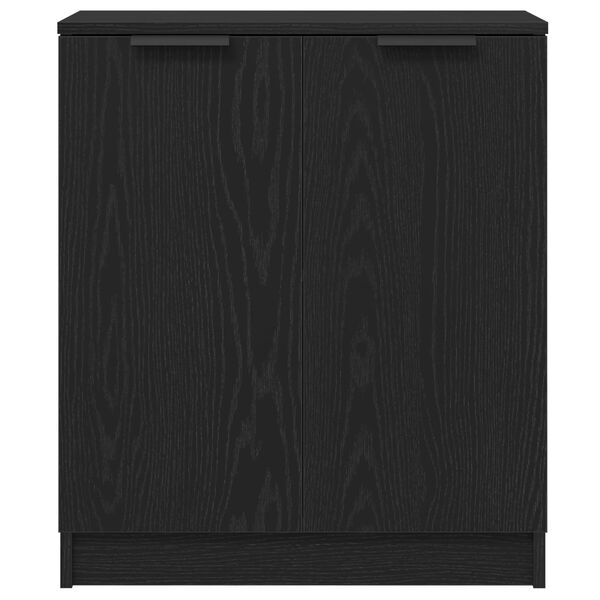 vidaXL Buffet 3 pcs Carvalho Preto 180 x 30 x 70 cm Madeira processada